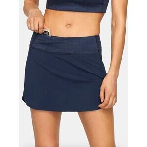 Outdoor Voices Hudson Skort 4" Tennis Golf‎ Skirt Navy Blue Built in Shorts XS
